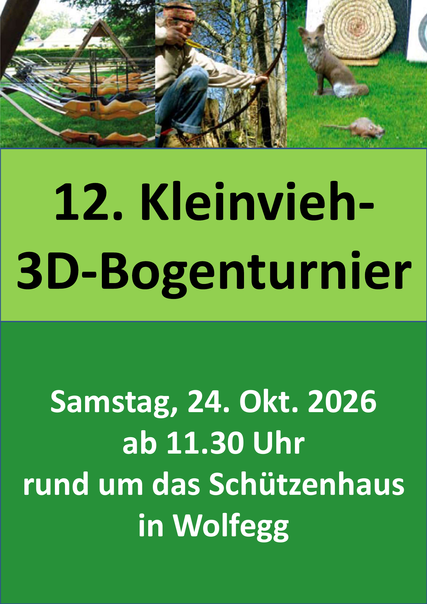 12. Kleinvieh-3D-Bogenturnier — Seite 1 von 2